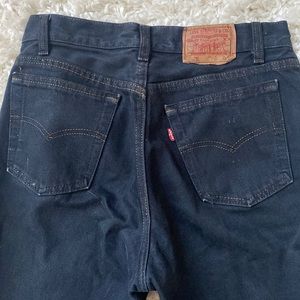 Vintage Levi’s 701 black jeans
